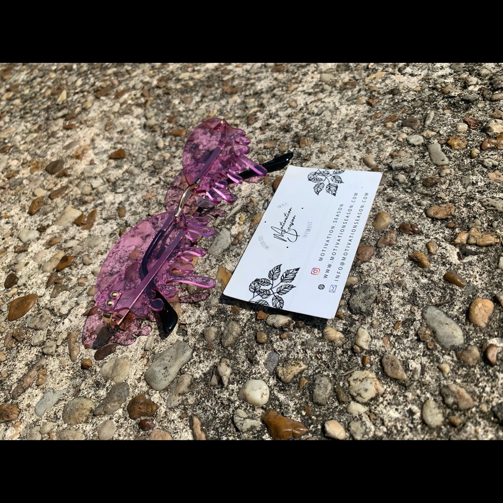 Purple Drip Sunglasses